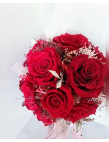 經典紅色花球(保鮮花)